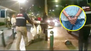 Detienen a ambulante que habría lanzado balón de gas a guardia municipal durante fiscalización en Estación Central