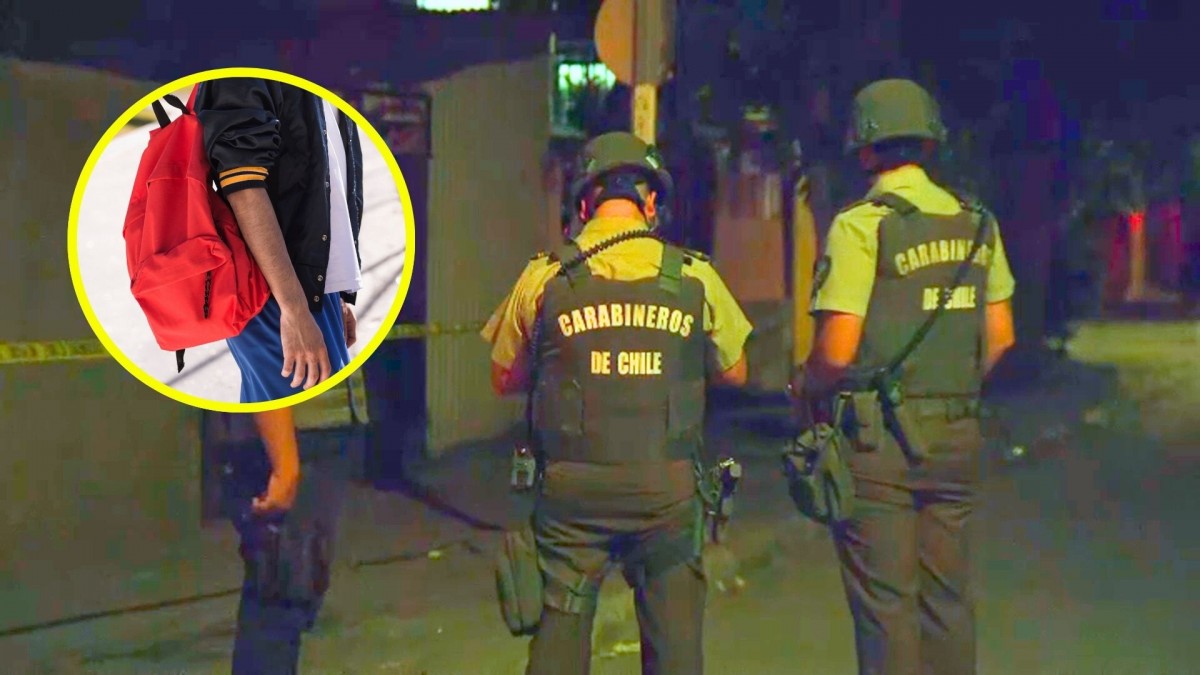 Venía llegando del colegio y no tendría relación con los disparos: Esto se sabe del escolar que murió baleado en Cerro Navia