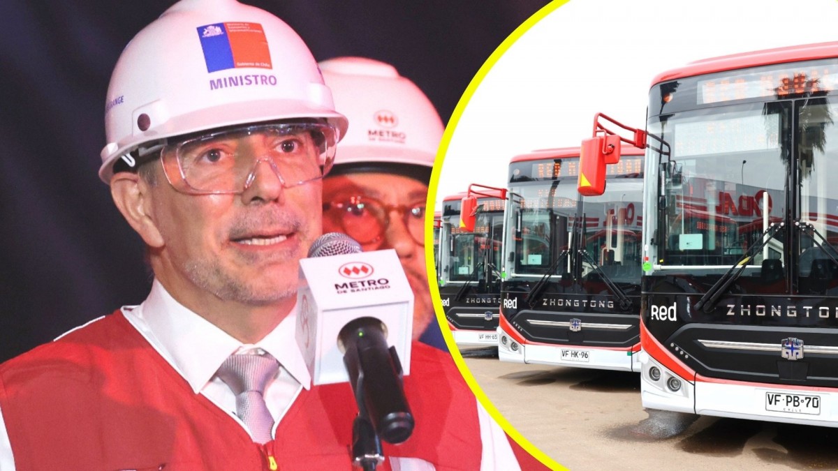 Ministro de Transporte no descarta reducir flota de buses RED en Santiago: 'Hay justificaciones técnicas para hacerlo'