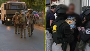 Tres detenidos deja operativo en sector donde guardia municipal fue agredido con cilindro de gas en Estación Central