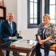 El Presidente José Antonio Kast recibió a la exmandataria Michelle Bachelet en el Palacio de La Moneda. Aunque no se ha revelado el motivo del encuentro, se presume que sería por la candidatura de la socialista a la Secretaría General de la ONU.