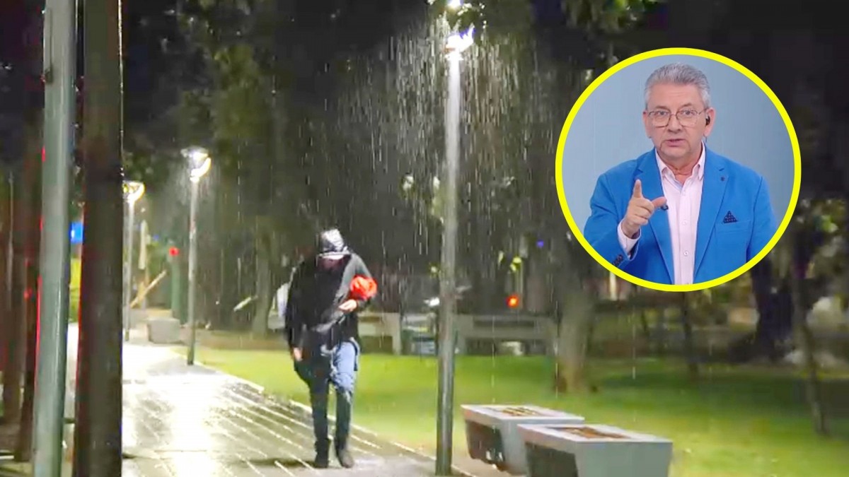 Más de 15 mm en apenas tres horas: Llueve intensamente en comunas de la Región Metropolitana