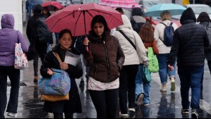 Hasta 25 milímetros: Meteorología emite aviso por lluvias 'en corto período de tiempo' para zonas de una región del país