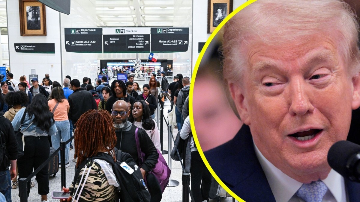 Trump amenaza con recurrir al ICE para la seguridad de los aeropuertos: 'Se encargarán como nadie ha visto nunca'