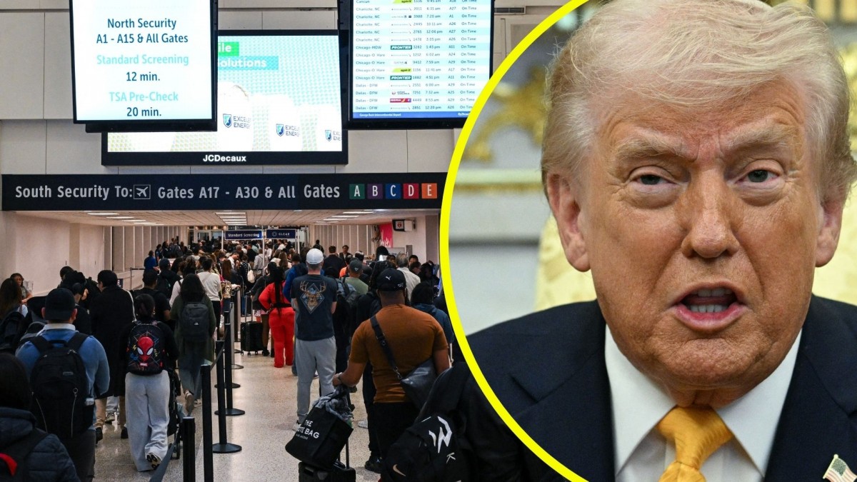 Trump ordena despliegue de agentes de ICE en aeropuertos