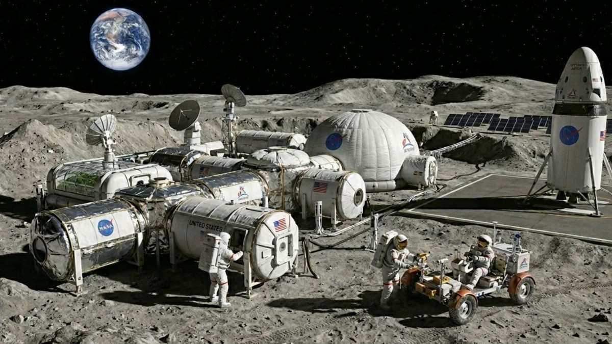 La NASA planea volver a la Luna y llevar humanos para asentar la primera base lunar