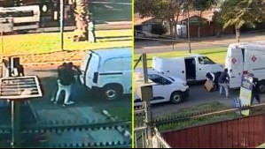 Videos muestran violento robo a furgón de cigarros en Maipú: Carga fue avaluada en cerca de $90 millones