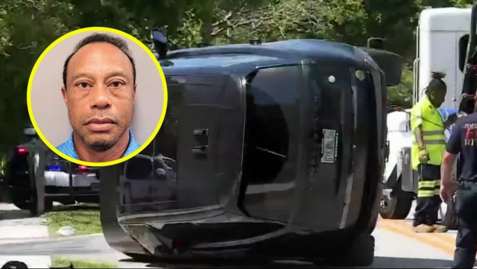 Habría conducido bajo los efectos de alguna sustancia: Tiger Woods fue detenido tras protagonizar accidente de tránsito