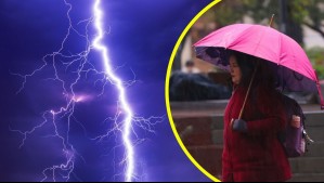 Emiten aviso por seis días de tormentas eléctricas en zonas de cuatro regiones: Meteorología también pronosticó lluvias