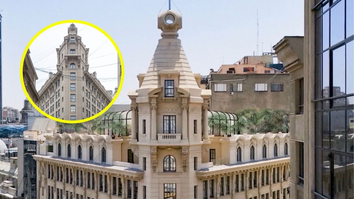 Estará en la azotea: Abrirán una nueva cafetería en histórico edificio de Santiago Centro