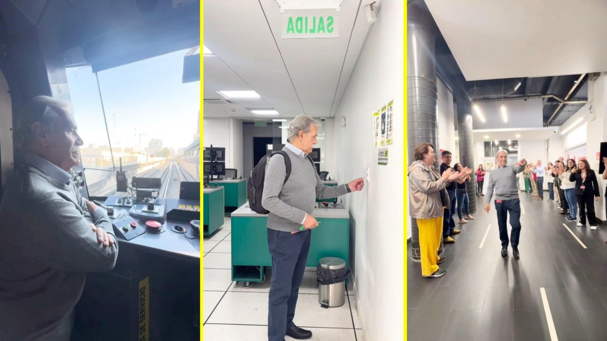 Tras 48 años de servicio: La emotiva despedida de Metro a conductor que formó a más de 1.000 trabajadores