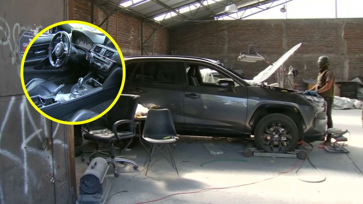 Descubren taller clandestino donde desmantelaban autos robados: tres detenidos y vehículos recuperados en Conchalí