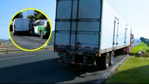 Querían robar 23 toneladas de pescado: Balacera y persecución en plena Ruta 5 Sur