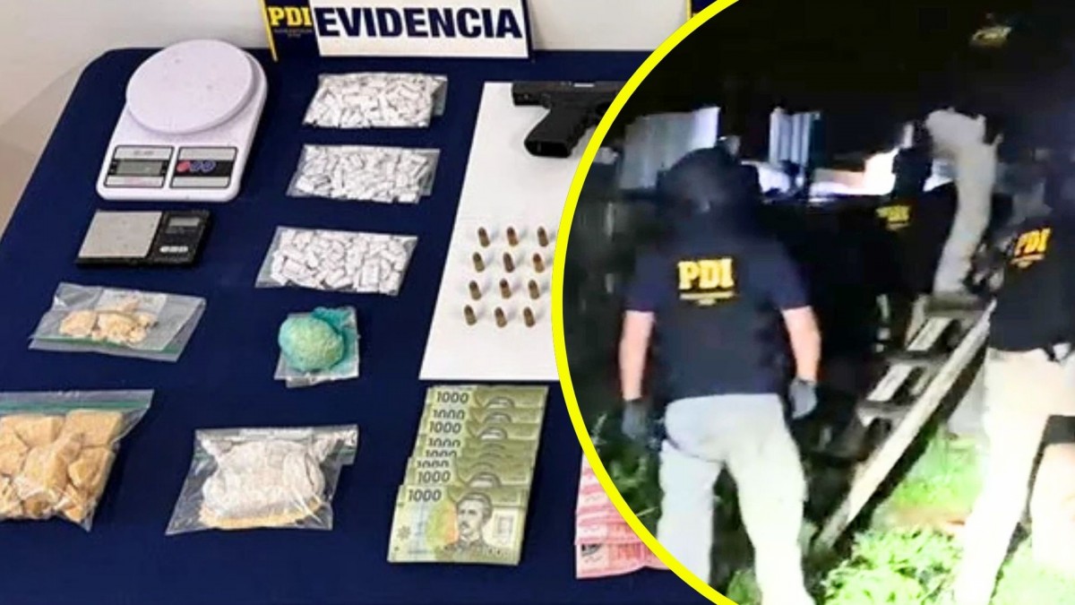 Bebé de un año tenía droga en su organismo: PDI incauta por primera vez 'fentanilo chileno' en el sur del país