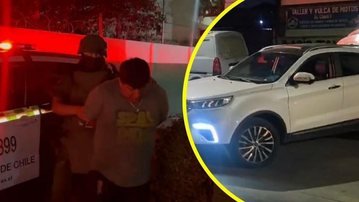 Un taller llamó la atención de Carabineros y al fiscalizarlo encontraron varios vehículos robados