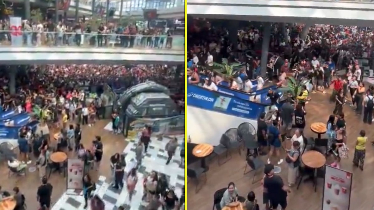 Caos en mall de Santiago: Convocatoria por dinero en redes sociales desató disturbios y dejó personas lesionadas