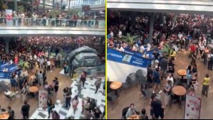 Caos en mall de Santiago por convocatoria que prometía regalar dinero: Hay lesionados y centro comercial evalúa acciones legales