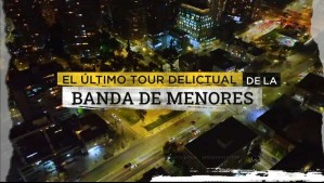 El último tour de banda de menores: Había asaltado violentamente a dos reconocidos actores