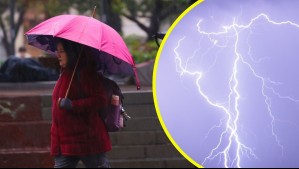 Emiten aviso de lluvias 'en corto período de tiempo' para zonas de dos regiones: Tormentas eléctricas continuarán hasta el lunes