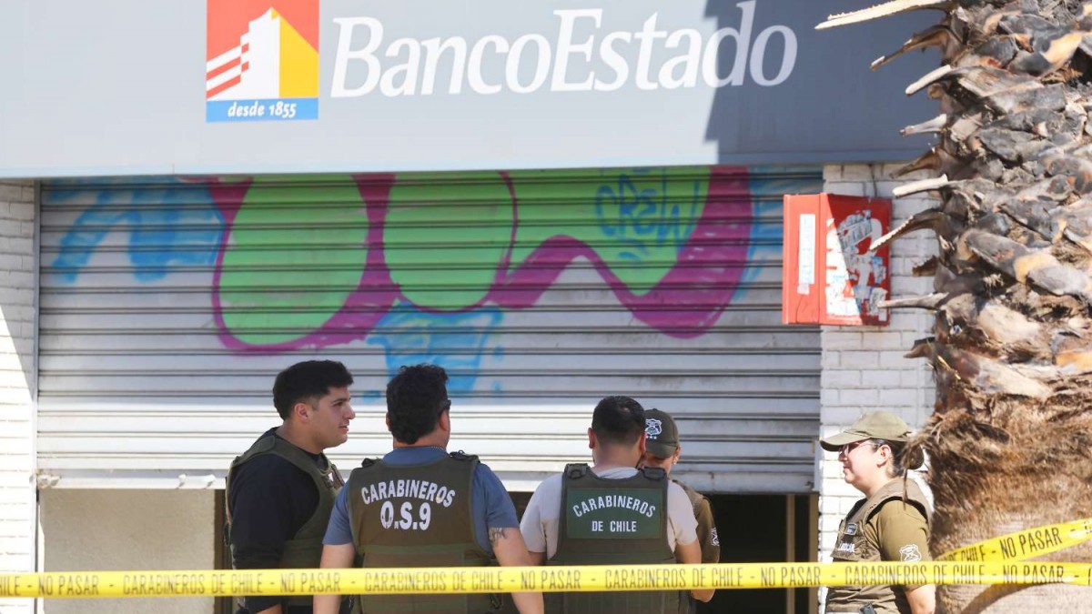 Violento asalto a BancoEstado en La Florida: Delincuente robó $7 millones y el arma del guardia