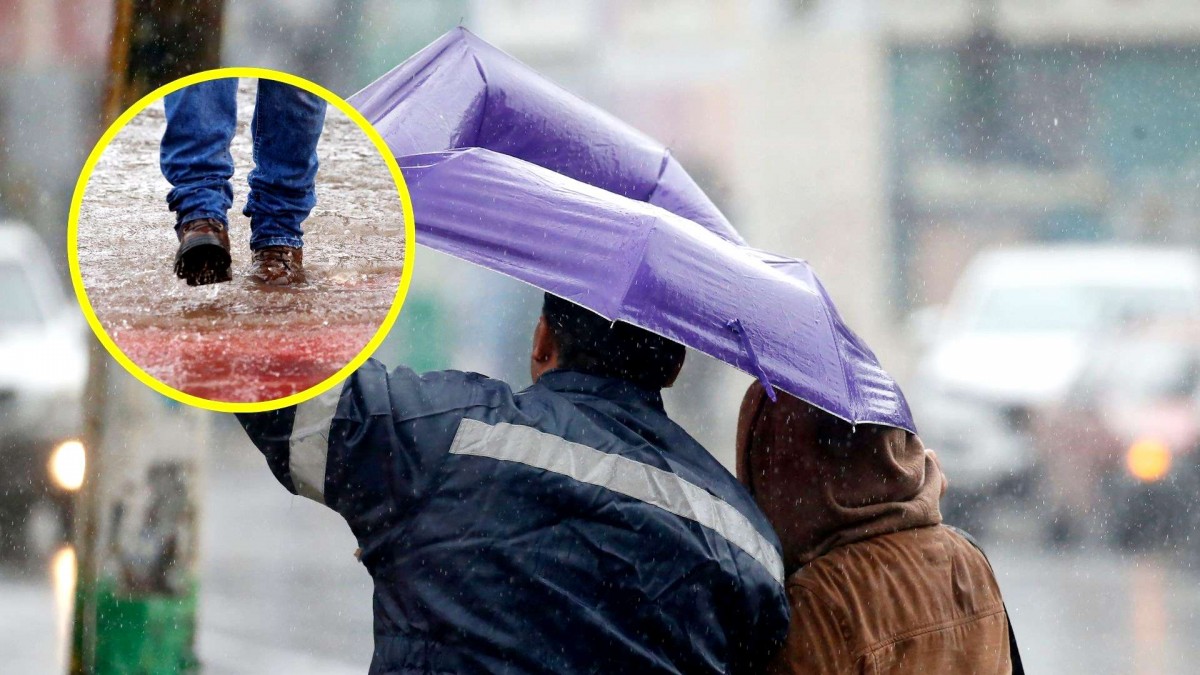 Lluvia y viento de hasta 80 km/h: Conoce en qué zonas se registrarán precipitaciones este miércoles