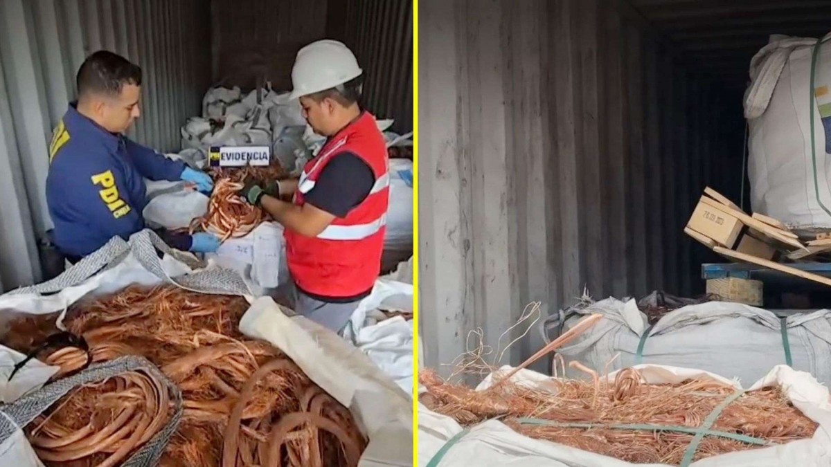 'Alto voltaje': Desbaratan red de robo de cobre más grande del país