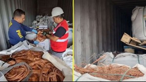 'Alto voltaje': Desbaratan red de robo de cobre más grande del país