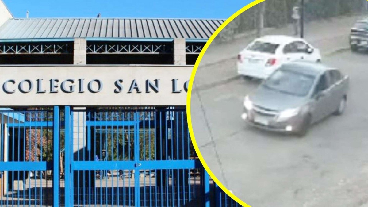 Video muestra momento en que disparan afuera de colegio en Recoleta: Mensaje advertía del hecho
