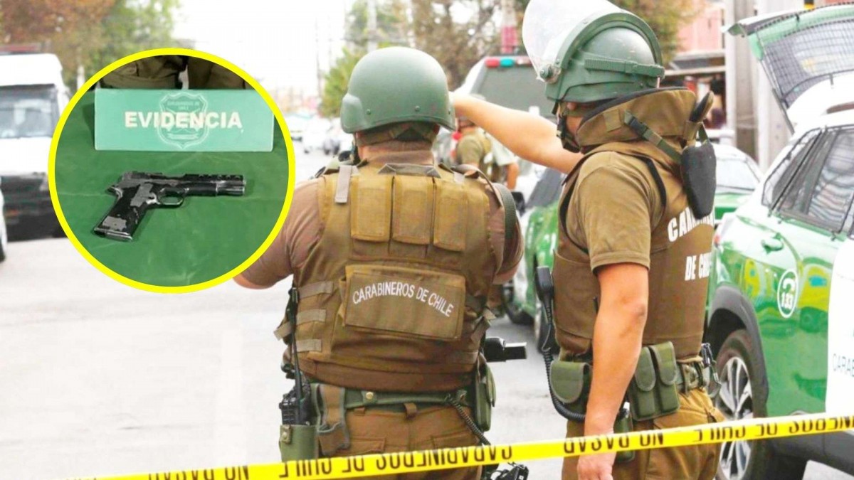 Tres detenidos tras persecución en la RM: Conductor intentó atropellar y disparar a carabineros tras fiscalización