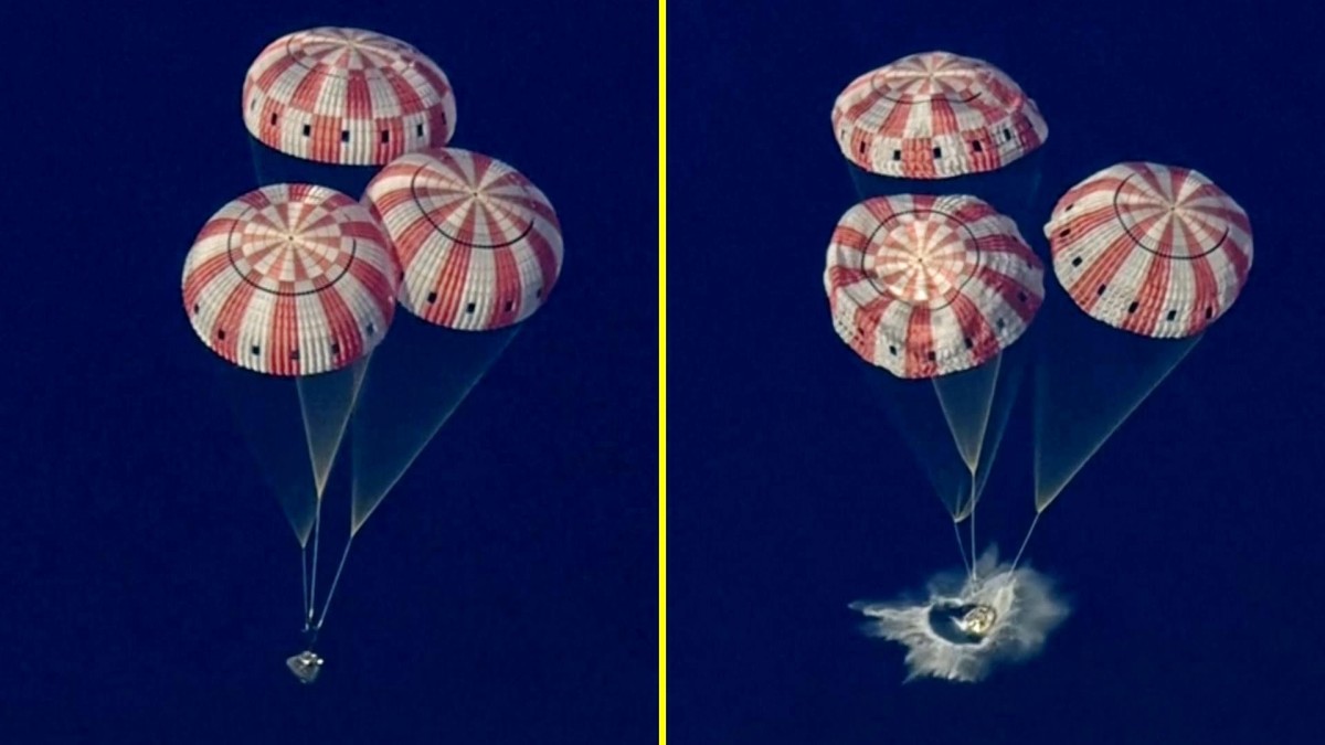 Artemis II: Así fue el emocionante momento en que la nave espacial amerizó con éxito en el océano