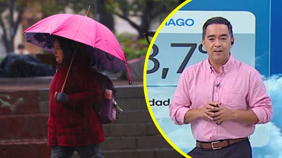 'Solamente hoy en...': Meteorólogo de Megatiempo indica la única zona de la Región Metropolitana donde caerían precipitaciones