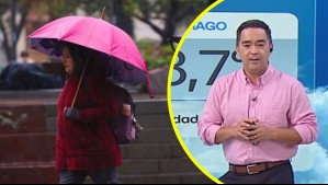 'Solamente hoy en...': Meteorólogo de Megatiempo indica la única zona de la Región Metropolitana donde caerían precipitaciones