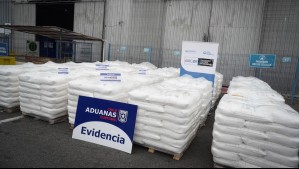 Detectan e incautan más de 35 toneladas de precursores químicos en San Antonio: Era cloruro de calcio con 96% de pureza