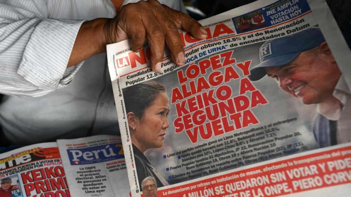 Resultados elecciones Perú: Keiko Fujimori lidera, incertidumbre por balotaje Resultados elecciones Perú: Keiko Fujimori lidera, incertidumbre por balotaje