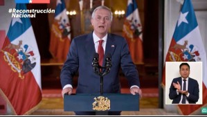 EN VIVO: Presidente José Antonio Kast presenta el 'Plan de Reconstrucción Nacional' en su primera cadena nacional