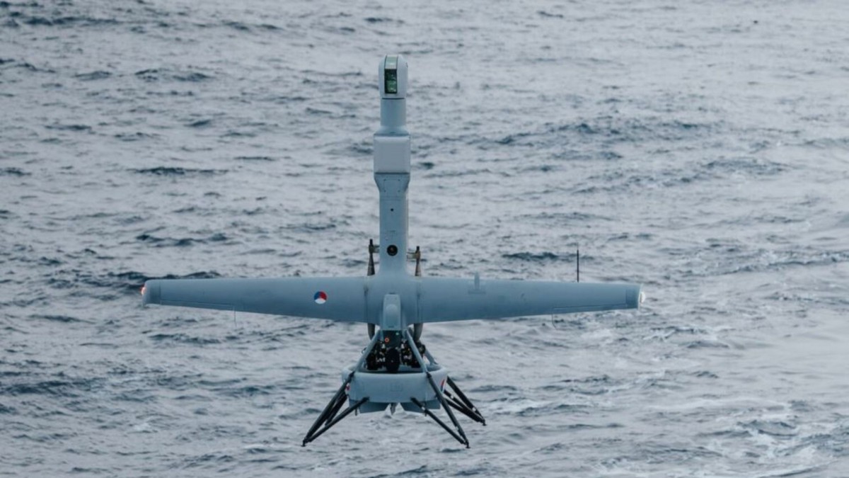 Marina Real Neerlandesa estrena dron capaz de operar en medio de fuertes vientos y temperaturas bajo cero