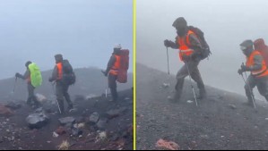 Encuentran con vida a turista argentino extraviado en el volcán Llaima
