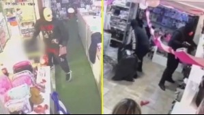 'Esto fue un dato que les dieron': Delincuentes enmascarados y armados roban tienda de carteras en Coronel