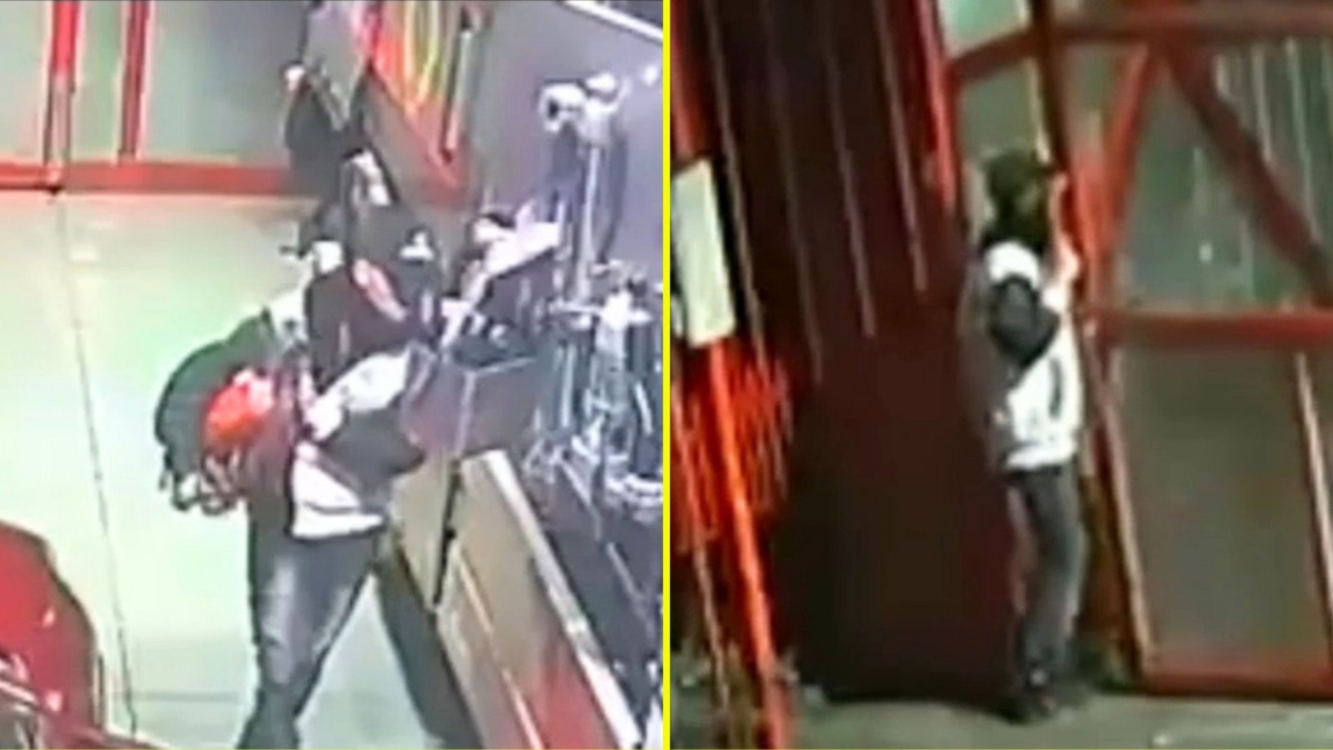 'Fueron cerca de $10 millones': Video captó a hombre que robó herramientas de Bomberos de Lota