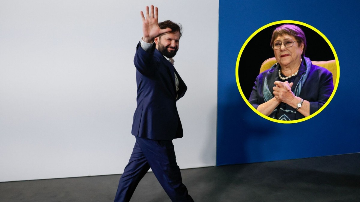 Con un guiño a la candidatura de Bachelet a la ONU: Así fue la primera actividad pública como exPresidente de Gabriel Boric