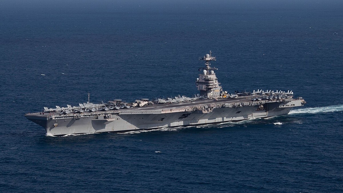 El portaaviones USS Gerald R. Ford cumple 300 días en el mar: ostenta el despliegue más largo desde la guerra de Vietnam
