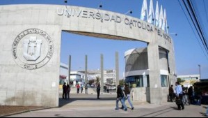 Universidad Católica del Norte suspende clases presenciales en Antofagasta tras encontrar amenaza escrita