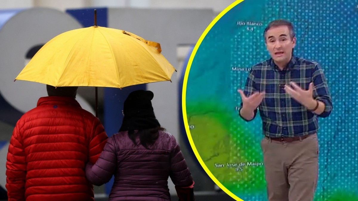 Alejandro Sepúlveda anuncia hasta 12 mm de lluvia en la RM: ¿A qué hora comenzará a llover este lunes en Santiago?