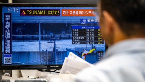 Terremoto de magnitud 7,4 sacude Japón y provoca tsunami con olas de 80 cm