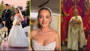 Usó traje de bailarina árabe: Revisa las mejores fotos de la lujosa boda de Daniela Nicolás