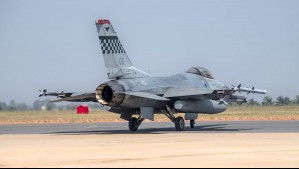 Este país de Sudamérica resucita un caza F-16B luego de 15 años fuera de servicio