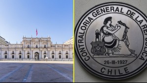 Funcionarios de Contraloría se constituyen en La Moneda.