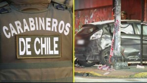 Dan de baja a siete carabineros involucrados en accidente donde murió joven colombiana