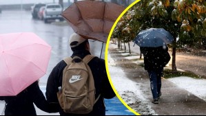Fin de semana con lluvia, nieve y viento: Conoce qué zonas son las que se verán afectadas