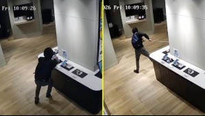 Turbazo afecta a tienda de tecnología en el MUT: Hay guardias lesionados